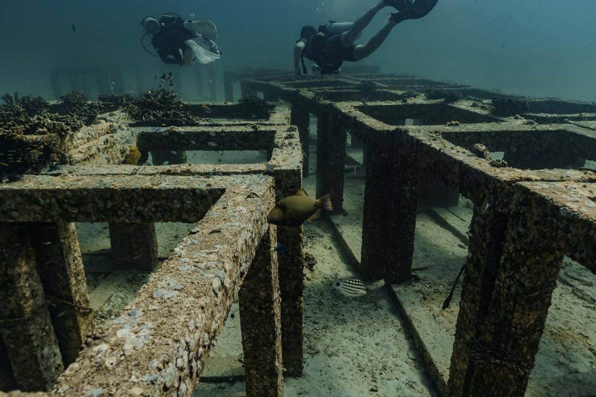ilustrasi reruntuhan kota Thonis-Heracleion