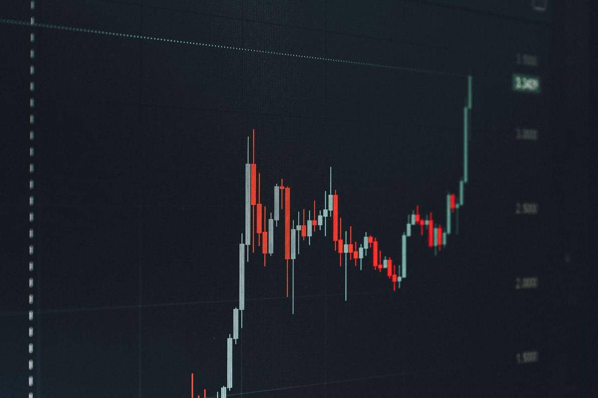 ilustrasi chart saham