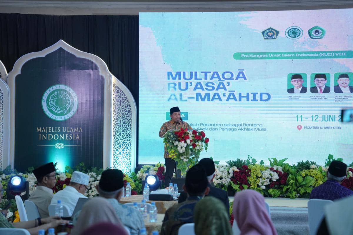 menggelar forum Multaqa Ru'asa' al-Ma'ahid yang digelar di Pondok Pesantren Al-Amien, Kediri, Jawa Timur, pada 11–12 Juni 2026 (dok. Kemenag