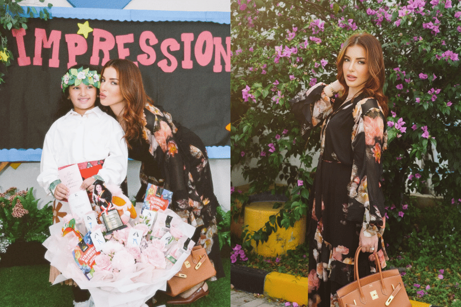 Gaya Tasya Farasya Hadiri Acara Kelulusan TK Ayang, Bawa Tas Hermes!