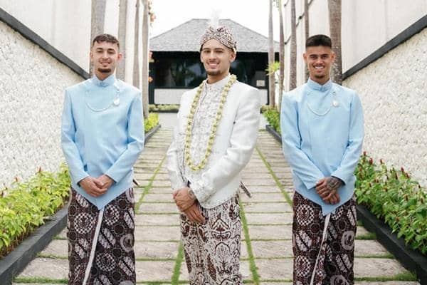 Potret Ivar Jenner dan Mees Hilgers Jadi Groomsmen Akad Justin Hubner