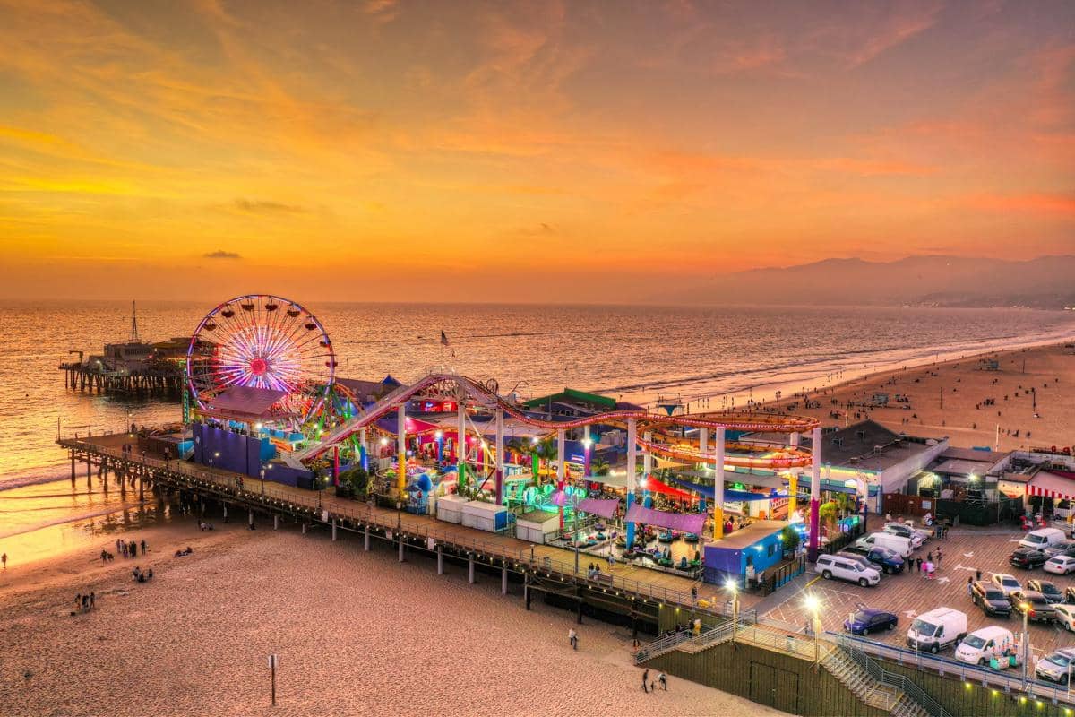 Santa Monica Pier, Amerika Serikat