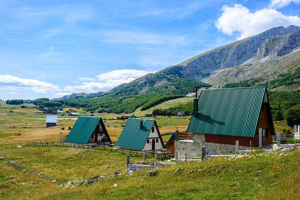 Kota Zabljak di Montenegro