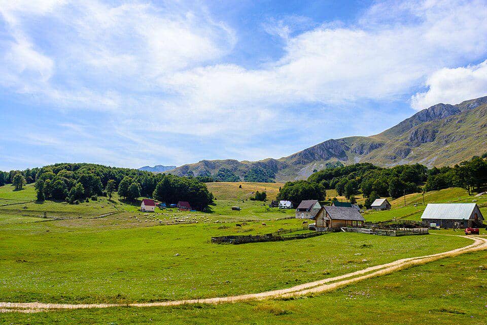 Kota Zabljak di Montenegro