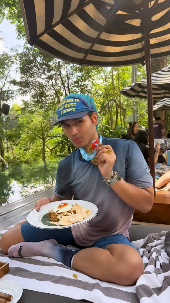 artis ikut Jakarta International Marathon Day 2 (instagram.com/galihsoedirdjo)