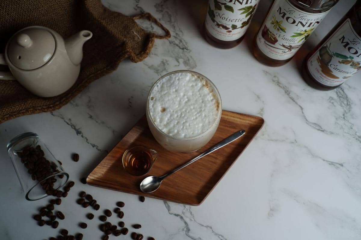 ilustrasi sirup vanilla