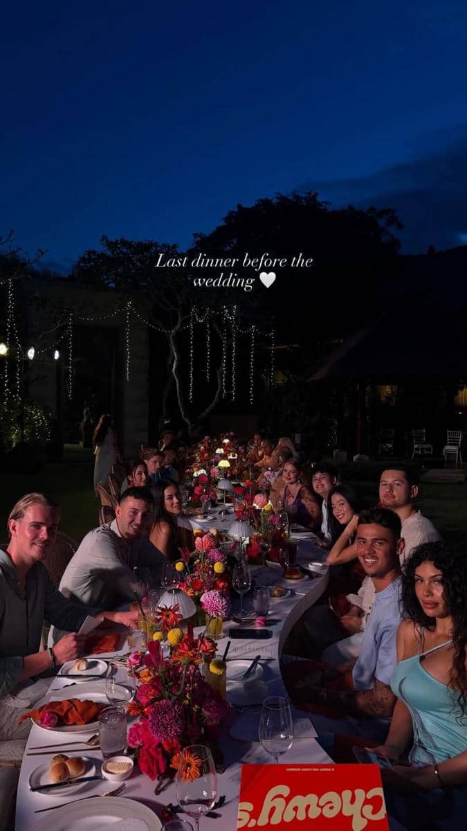 Potret Intimate Dinner Justin Hubner dan Jennifer Sebelum Resepsi (instagram.com/jennifercoppenreal20)