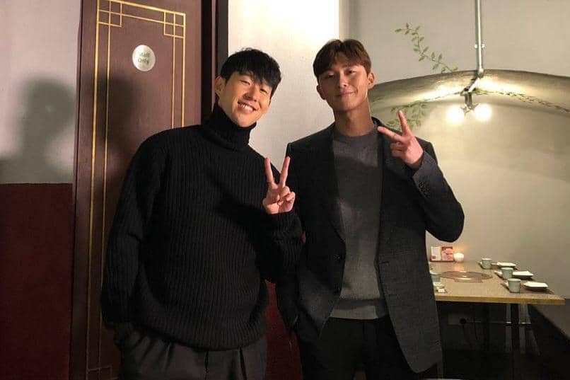 Son Heung Min dan Park Seo Joon