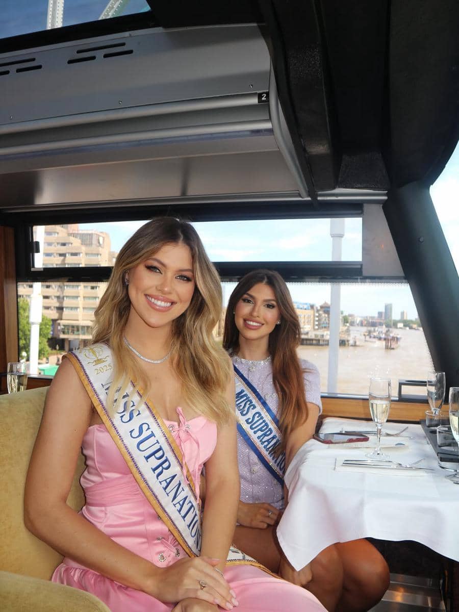 Potret Kunjungan Miss Supranational 2025 Eduarda Braum ke Inggris