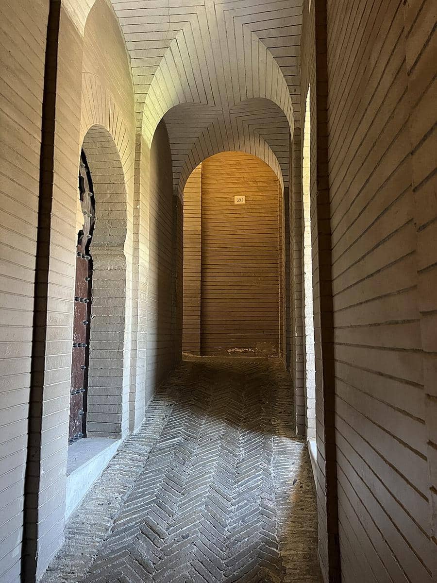 Salah satu jalur landai di Menara Giralda.