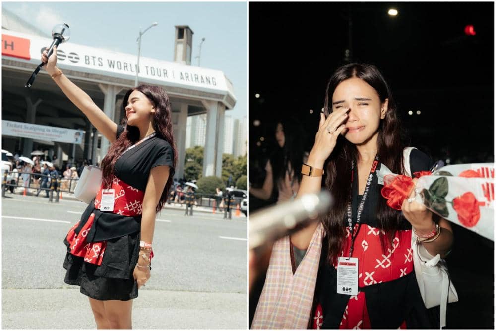 10 Potret Audi Marissa Nonton Konser BTS di Busan, Penuh Haru!