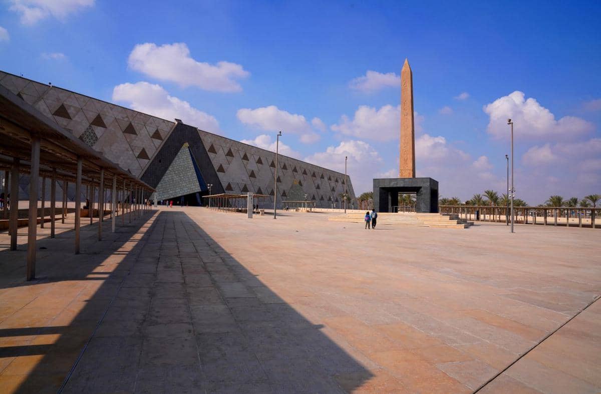 The Grand Egyptian Museum (GEM) yang terletak di Giza, Mesir.