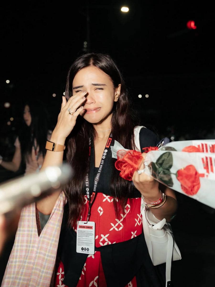Audi Marissa nonton konser BTS di Busan