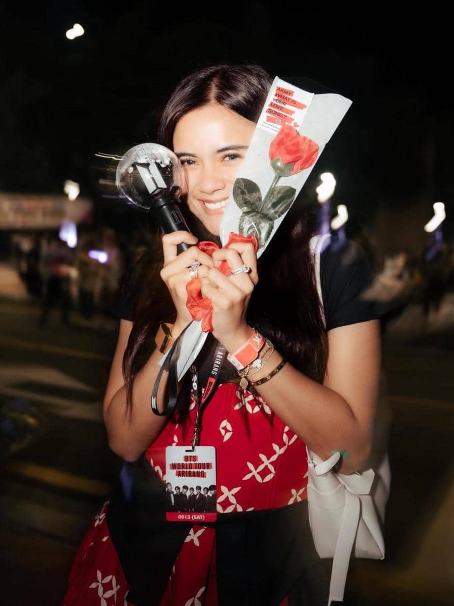 Audi Marissa nonton konser BTS di Busan