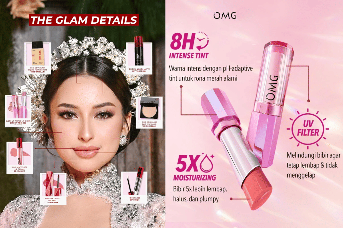 7 Produk Makeup Jennifer Coppen saat Intimate Dinner setelah Akad