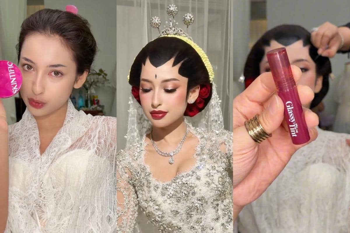 Produk Makeup Jennifer Coppen saat Akad Nikah, Glowing Ramah Budget!