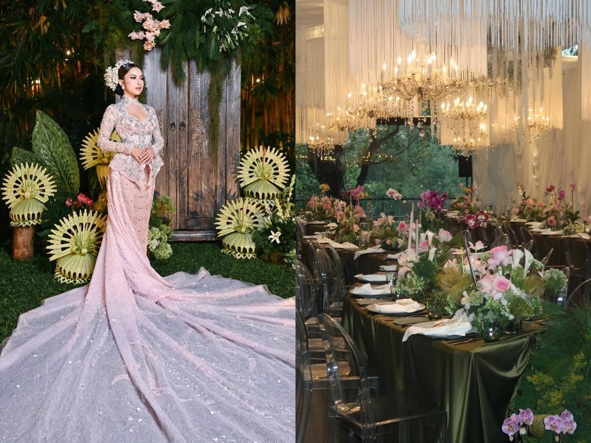 Dekorasi Intimate Dinner Setelah Akad Nikah Jennifer Coppen dan Justin