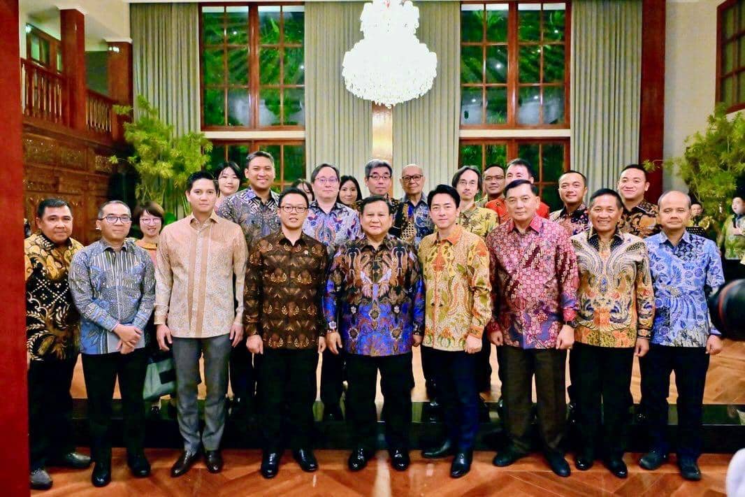 Momen Menhan Jepang Temui Prabowo saat Mahasiswa Demo di Bundaran HI