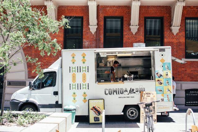 Ilustrasi food truck
