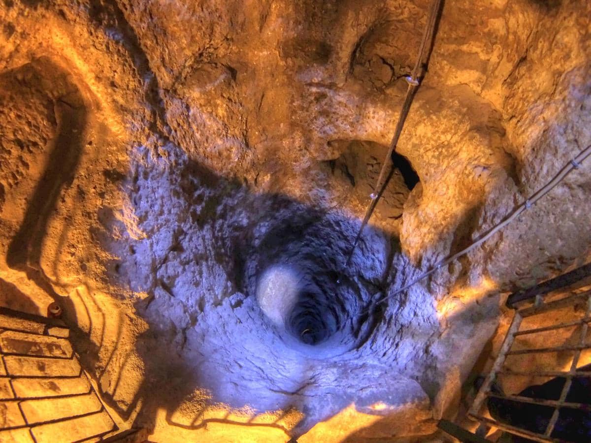potret sistem ventilasi Derinkuyu Underground City