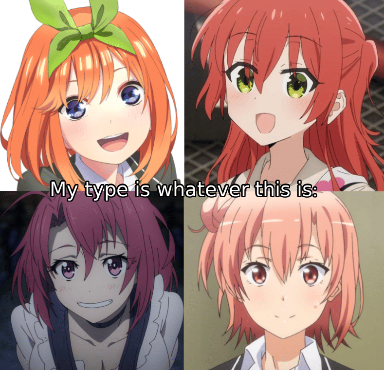 meme anime tentang tipe