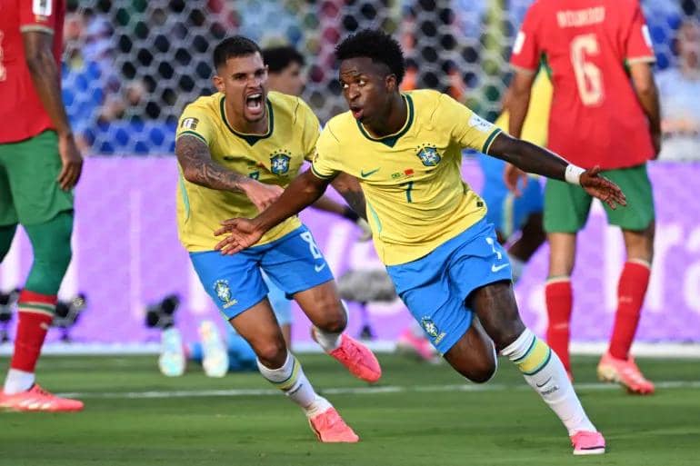 Vinícius Júnior saat bermain di FIFA World Cup 2026
