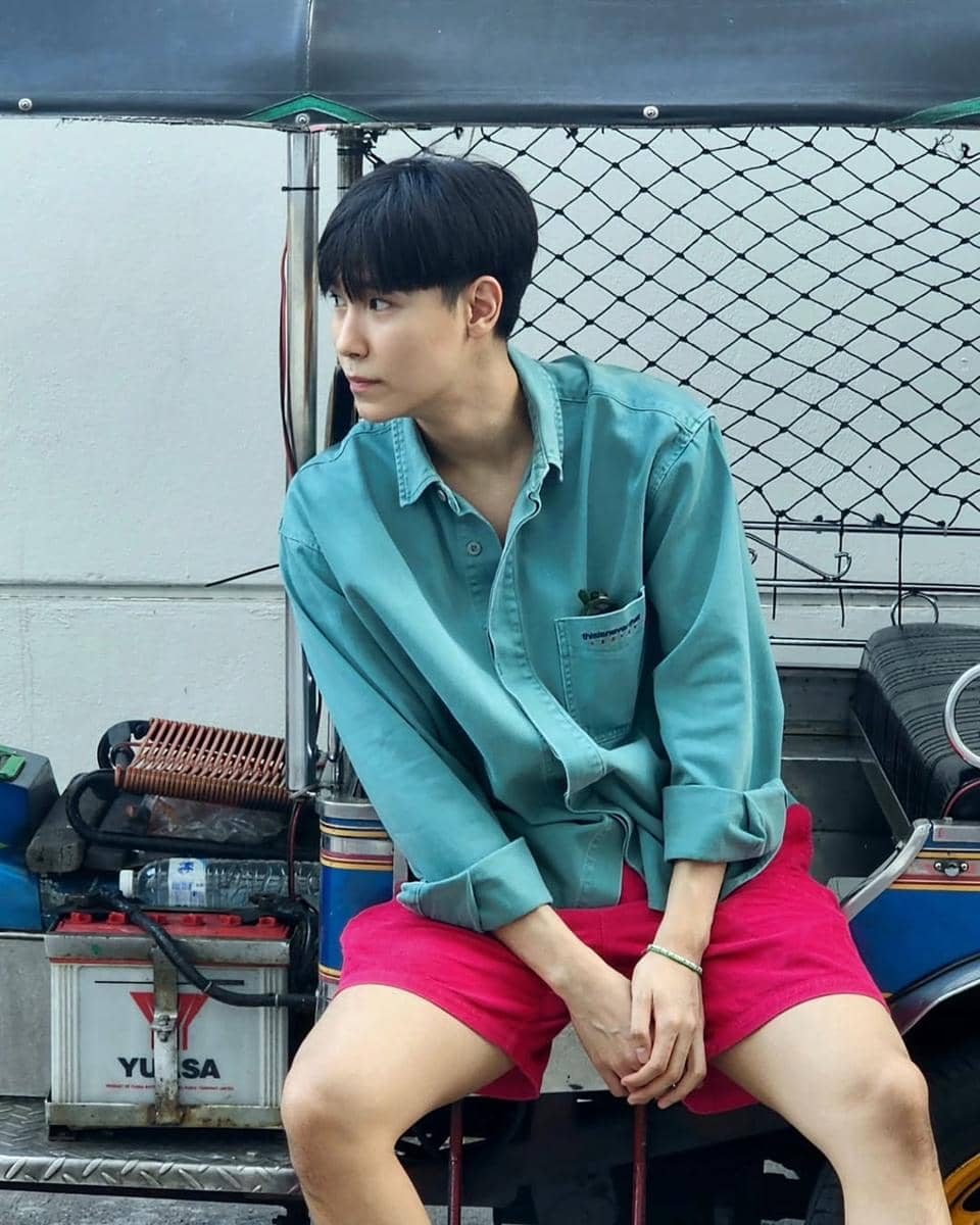 OOTD ke Pantai ala Junior Panachai