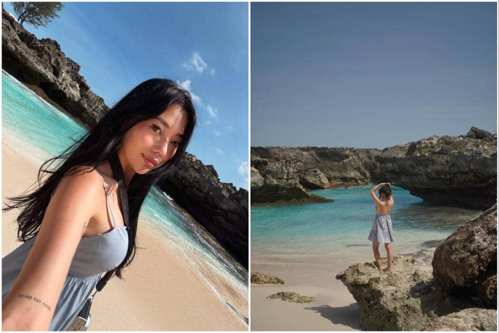 9 Potret Wendy Walters Menikmati Keindahan Pantai di Sumba Barat Daya