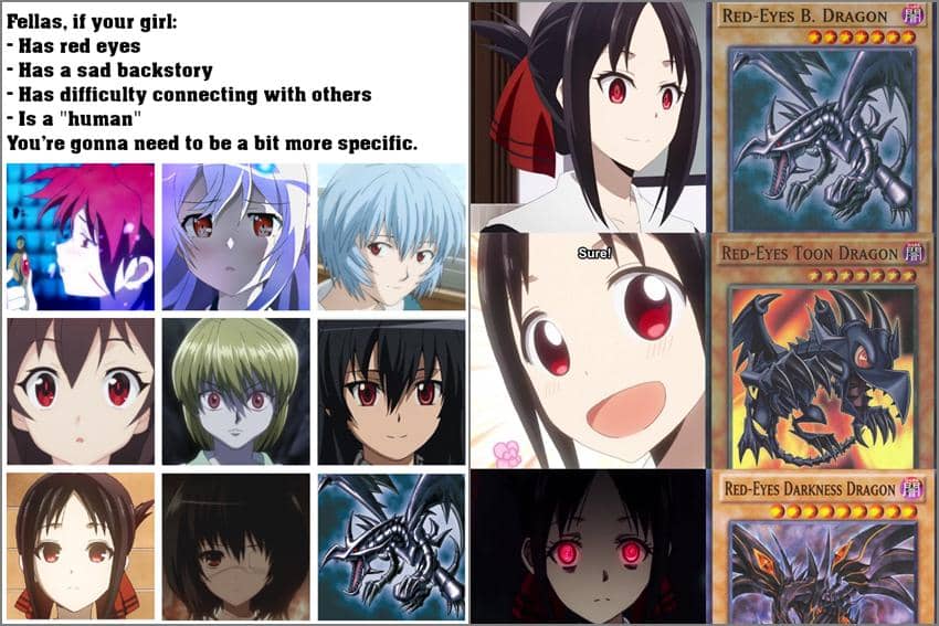 8 Meme Karakter Anime Mata Merah, Kaguya di Mana-mana!