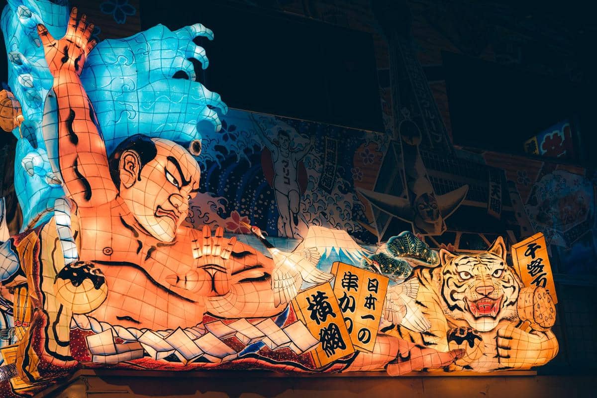 ilustrasi Aomori Nebuta Festival