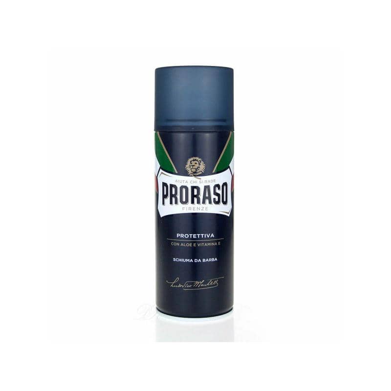 Proraso Blue Line Shaving Foam with Aloe and Vitamin E