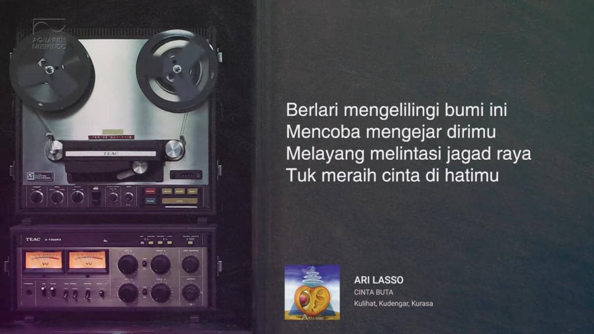 cuplikan video lirik "Cinta Buta"