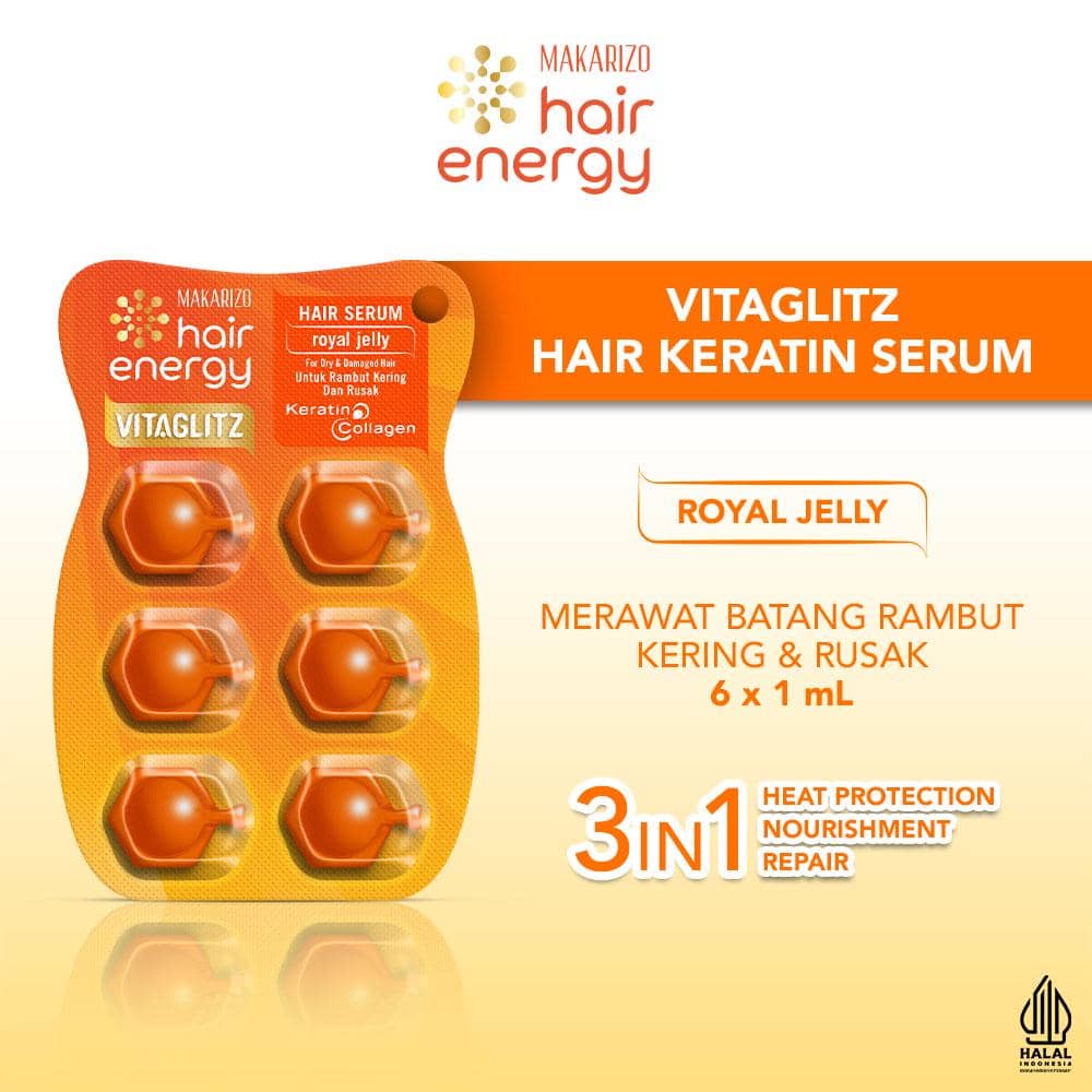 Makarizo Hair Energy VITAGLITZ Hair Keratin Serum Royal Jelly