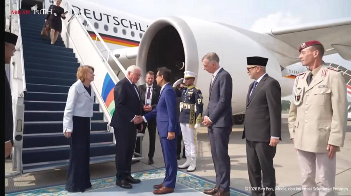 Presiden Jerman Tiba, Bakal Bertemu Prabowo hingga ke Istiqlal
