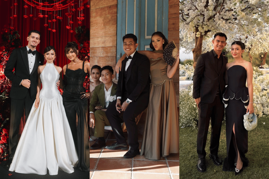 9 Gaya Tamu Seleb di Resepsi Nikah Jennifer Coppen dan Justin Hubner
