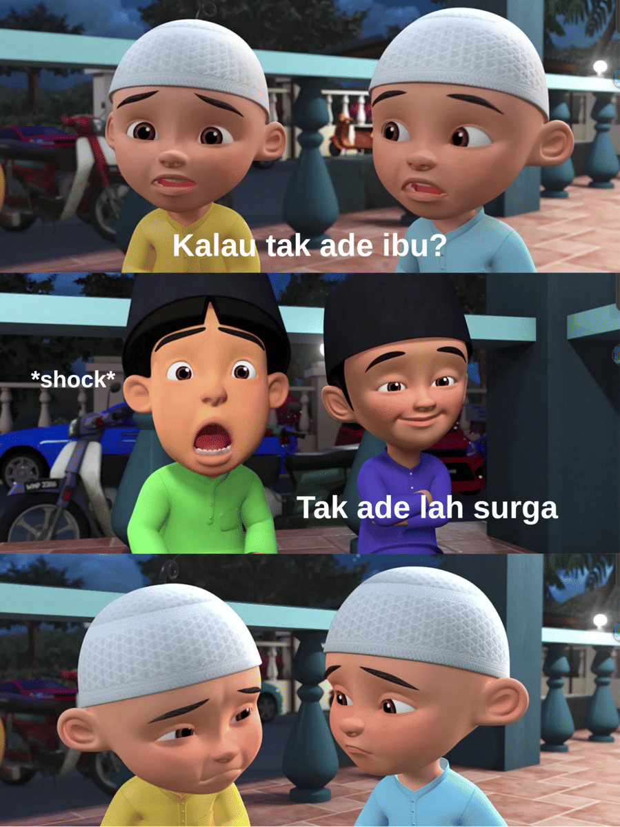 Meme asbun Fizi di Upin & Ipin episode Fizi Minta Maaf
