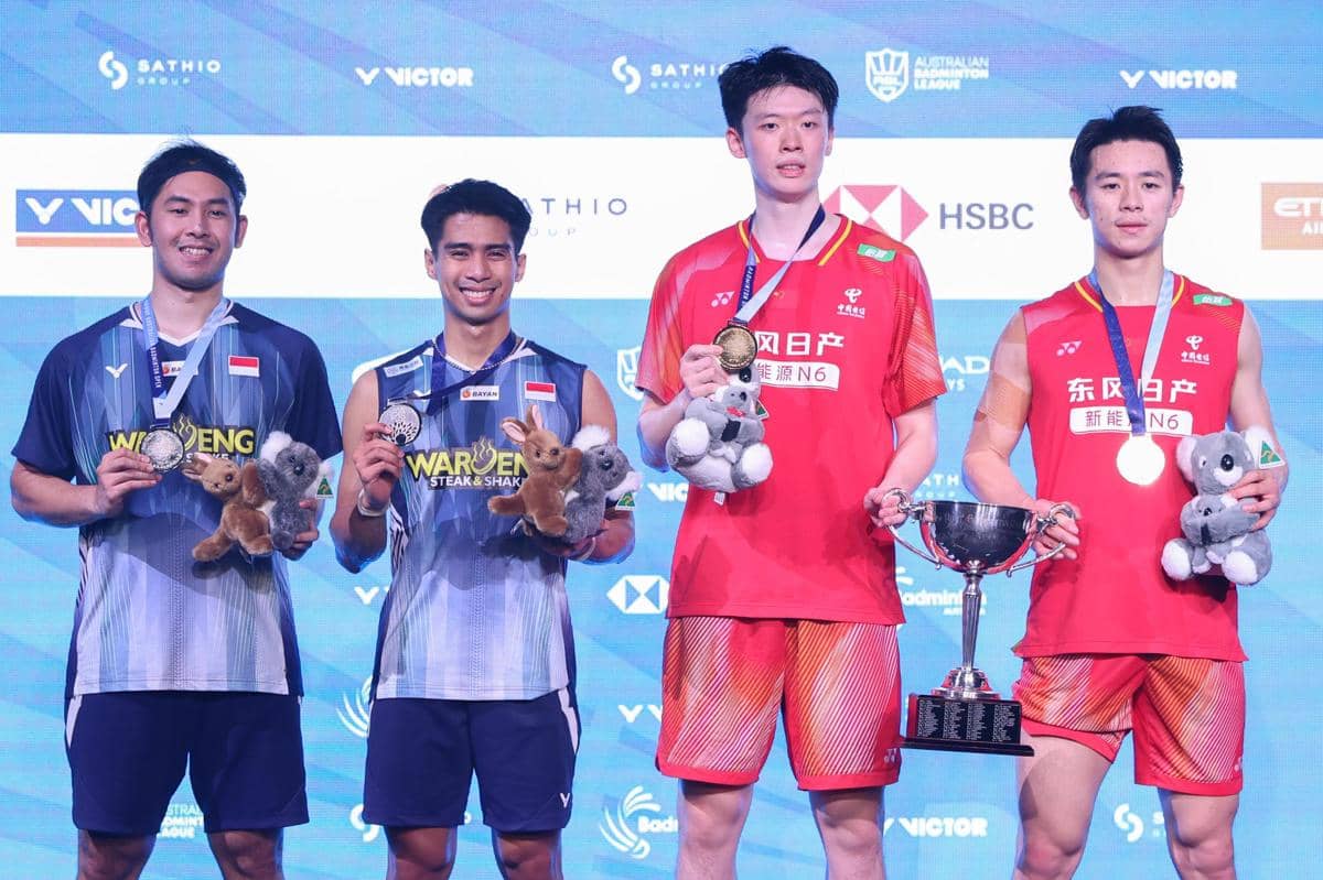 Sabar Karyaman Gutama/Moh. Reza Pahlevi Isfahani jadi runner up Australian Open 2026 (dok.PP PBSI)