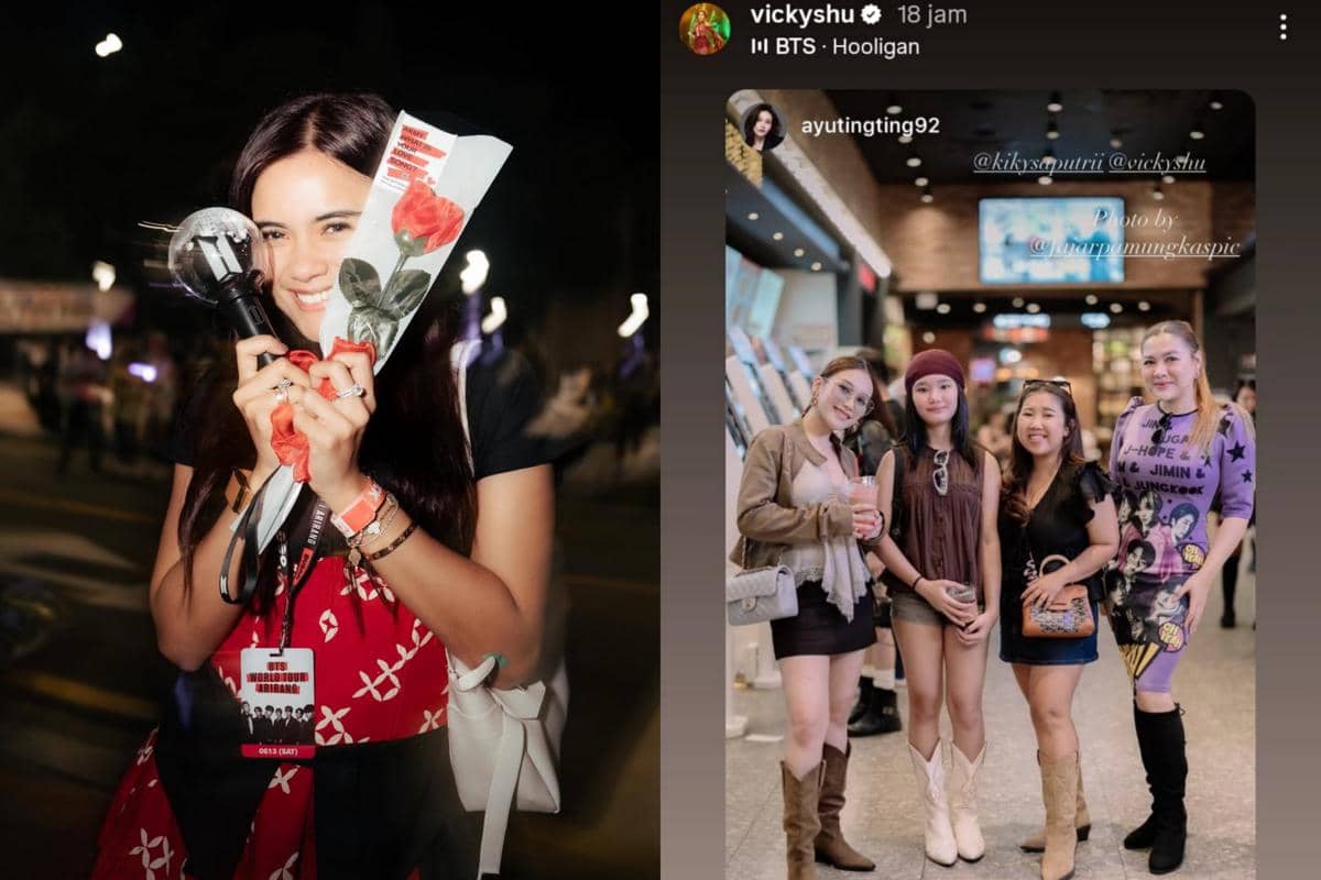 Deretan Artis Indonesia Nonton Konser BTS ARIRANG Langsung di Busan
