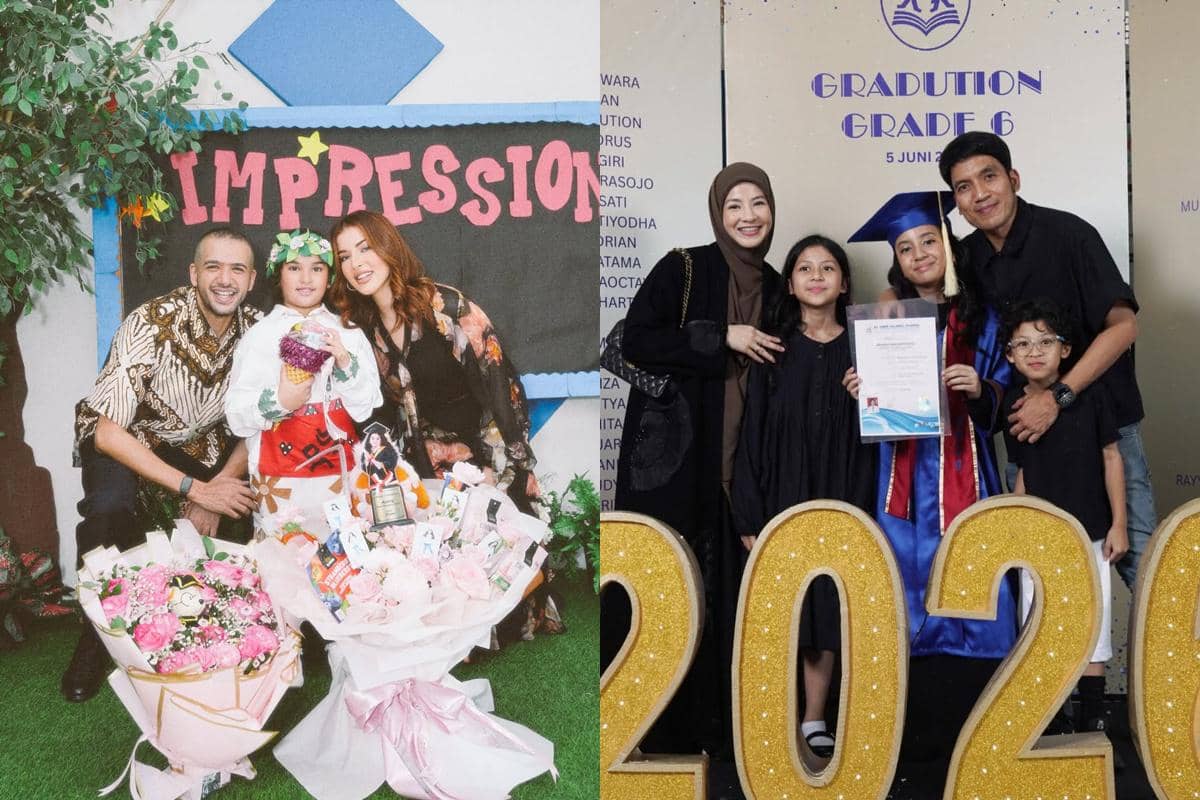7 Pasang Artis Sudah Cerai Ini Masih Kompak Hadiri Wisuda Anak 2026