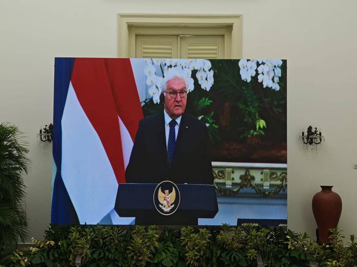 Presiden Jerman ke RI, Bicara Perdamaian Dunia dan Singgung Gaza