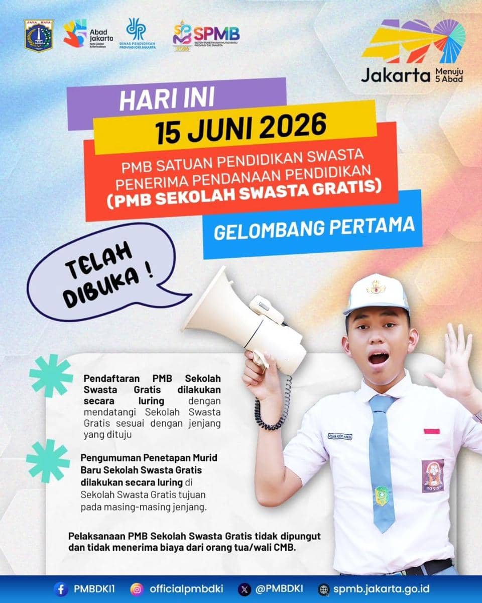 Pembukaan SPMB DKI Jakarta.