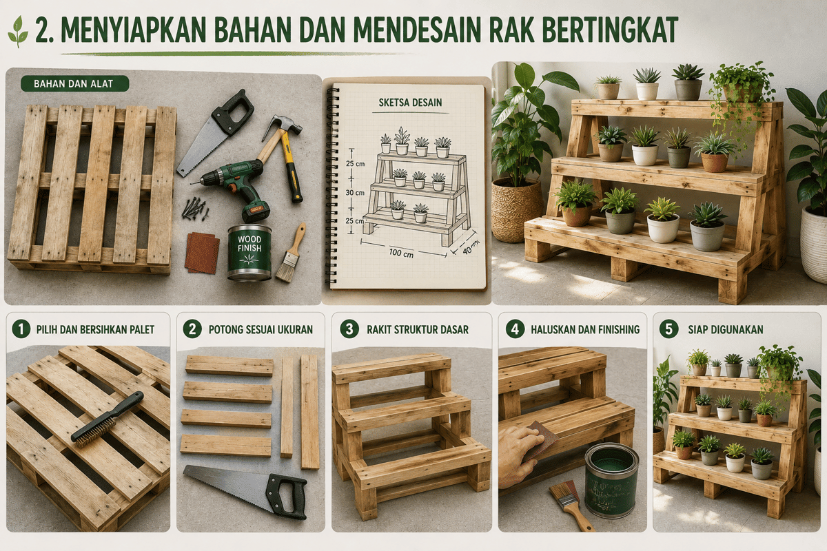 Ilustrasi rak bertingkat (generated image by ChatGPT/Robertus Ari)