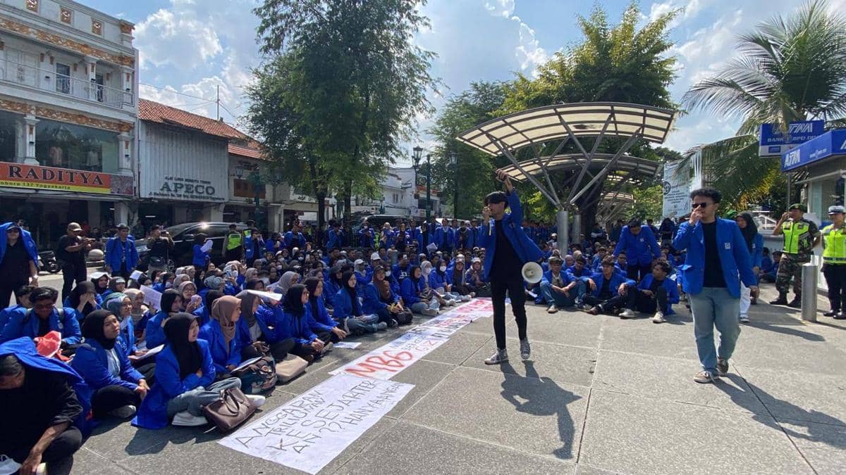 Usung Tajuk Indonesia Bangkrut, Mahasiswa UII Serukan 6 Tuntutan
