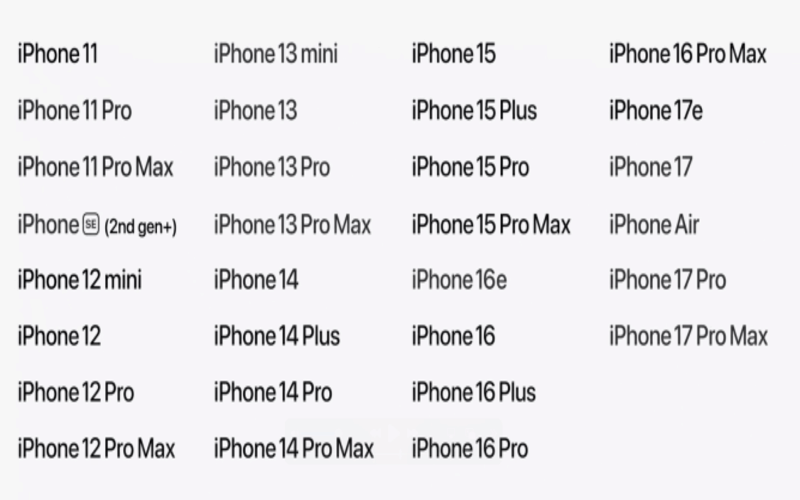 daftar iPhone yang mendukung iOS 27 Beta