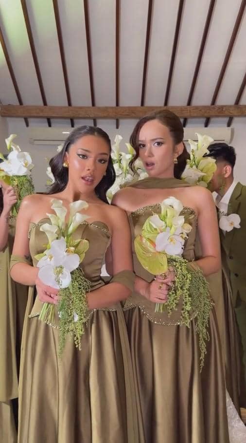 Bridesmaid-Groomsmen Jennifer Coppen dan Justin Hubner (instagram.com/jennifercoppenreal20)