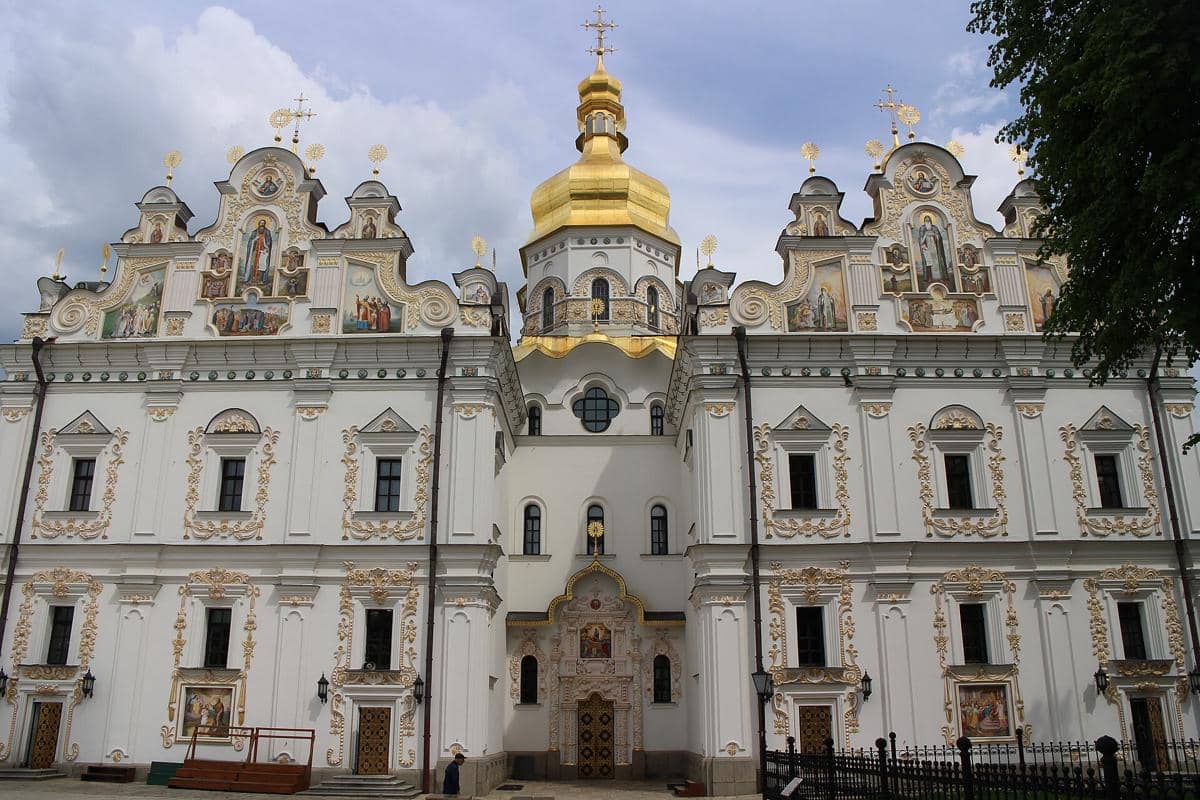Biara Pechersk Lavra di Kyiv, Ukraina.
