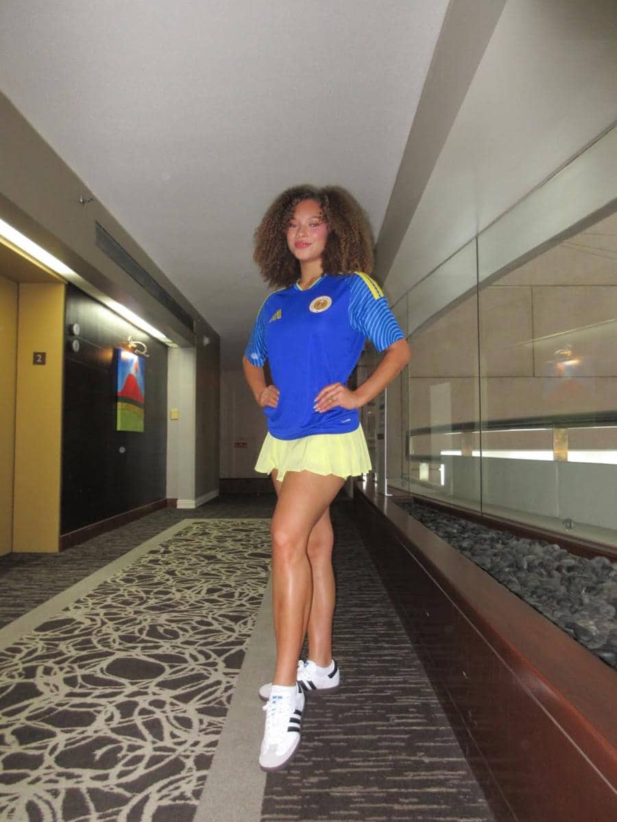 Potret Beauty Queen Nonton Laga Curacao vs Jerman di Piala Dunia 2026