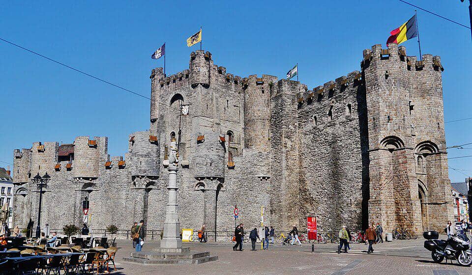 Kastil Gravensteen di Belgia