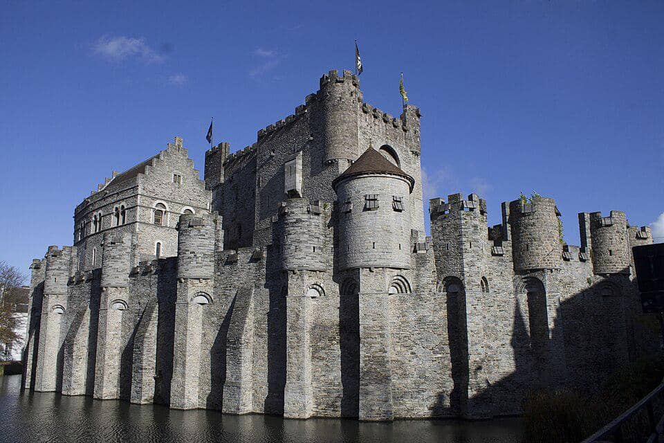 Kastil Gravensteen di Belgia