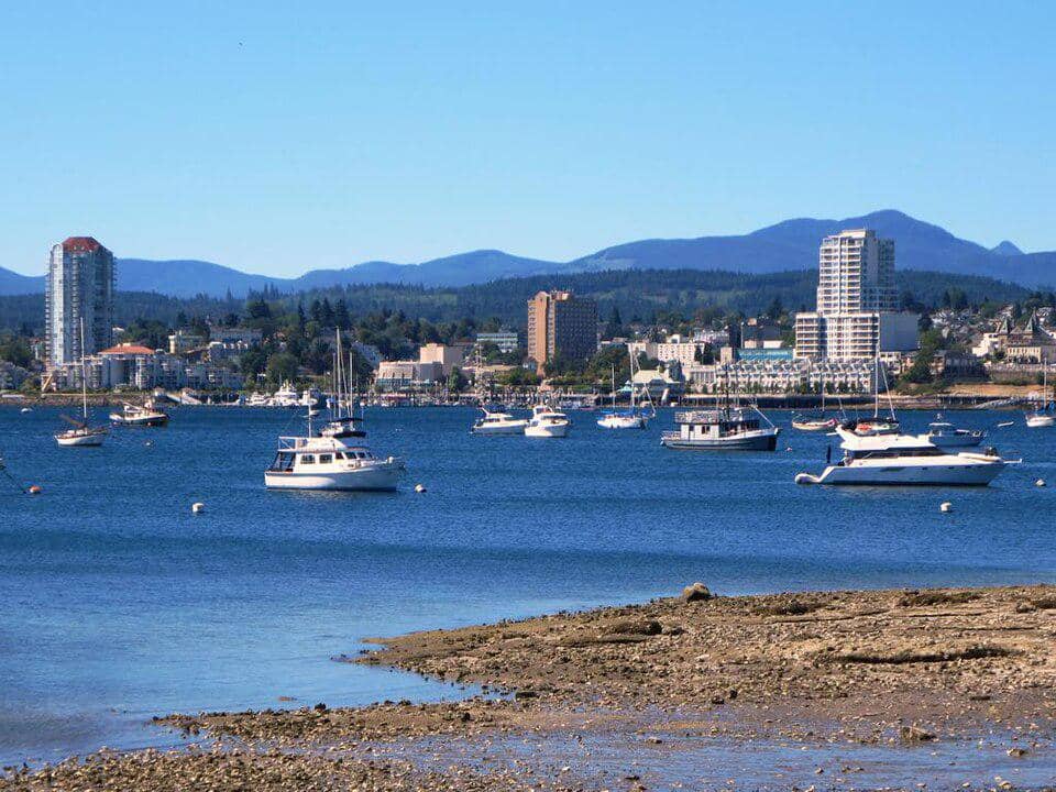 Potret kota Nanaimo, British Columbia